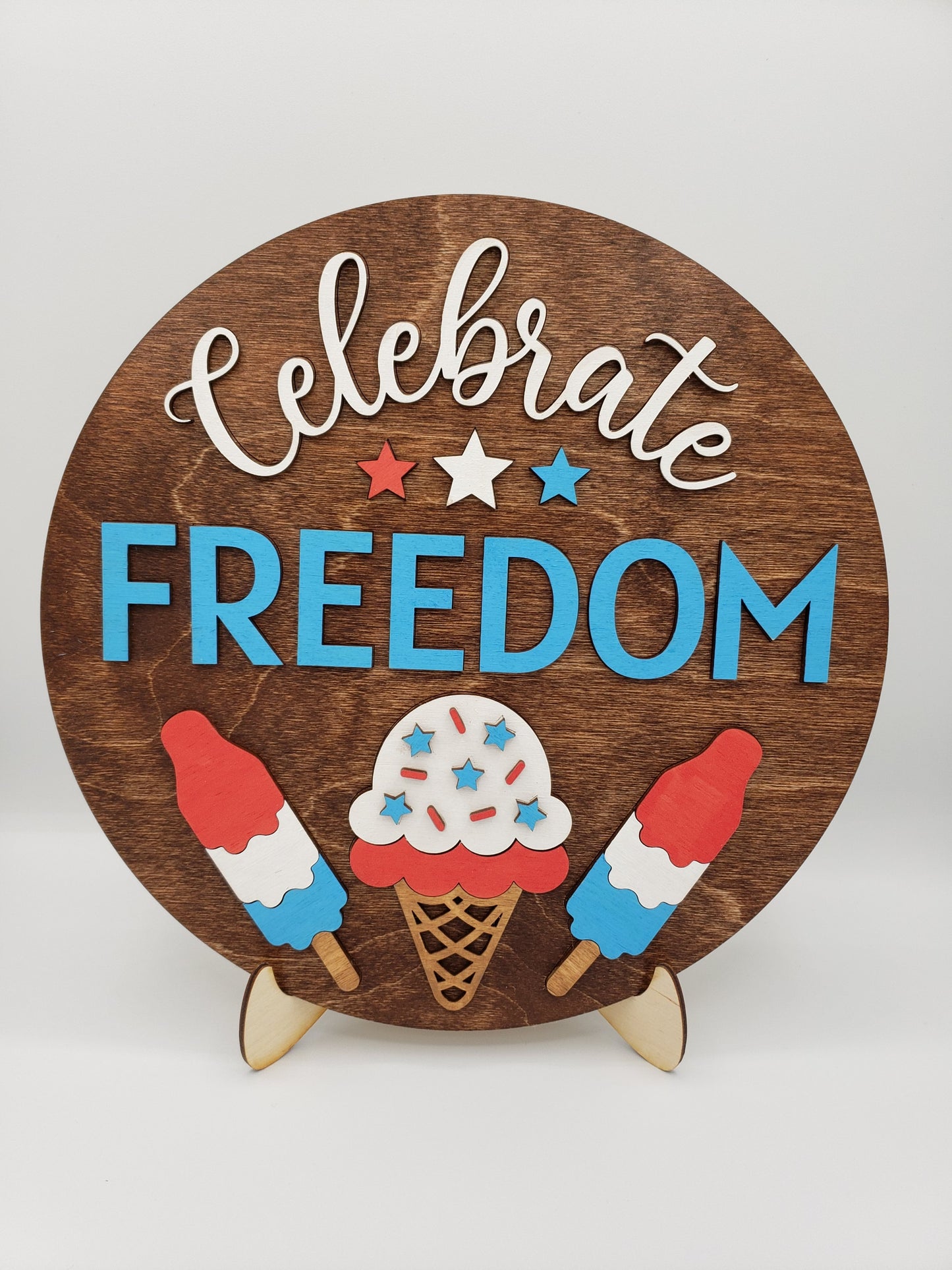 PAINTED - Celebrate Freedom Round
