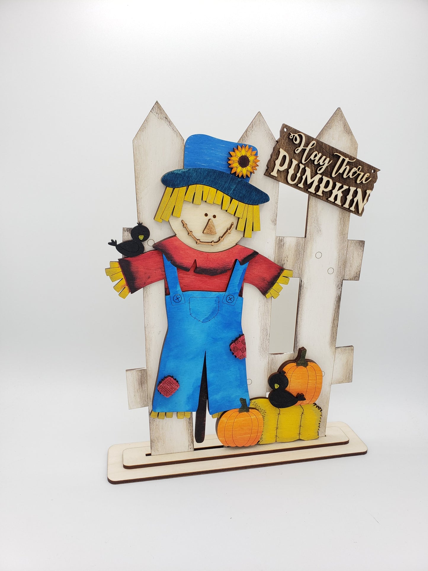 PAINTED - Scarecrow Fence