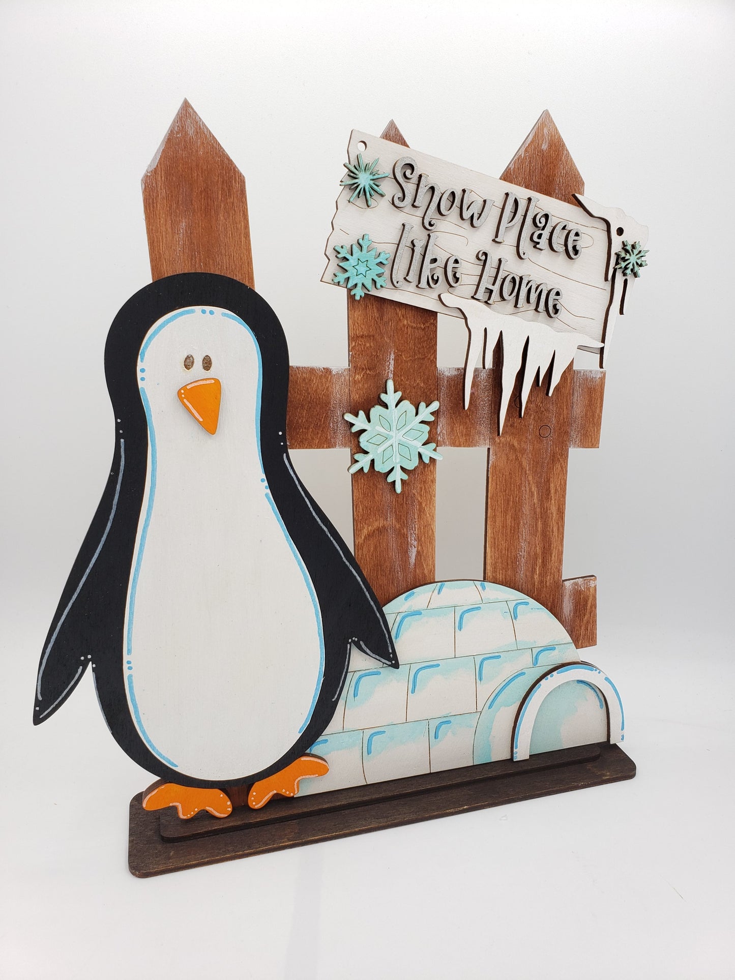 PAINTED - Penguin Fence