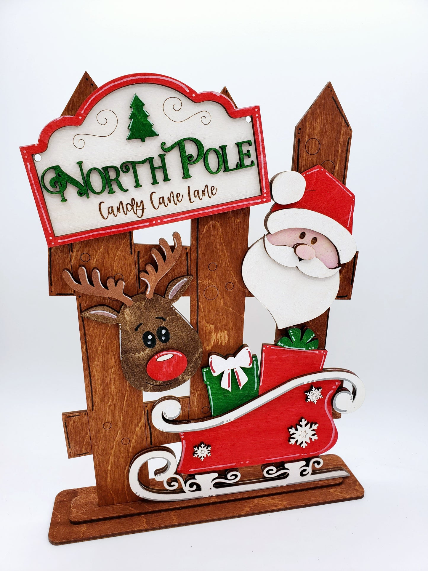 PAINTED - North Pole Fence