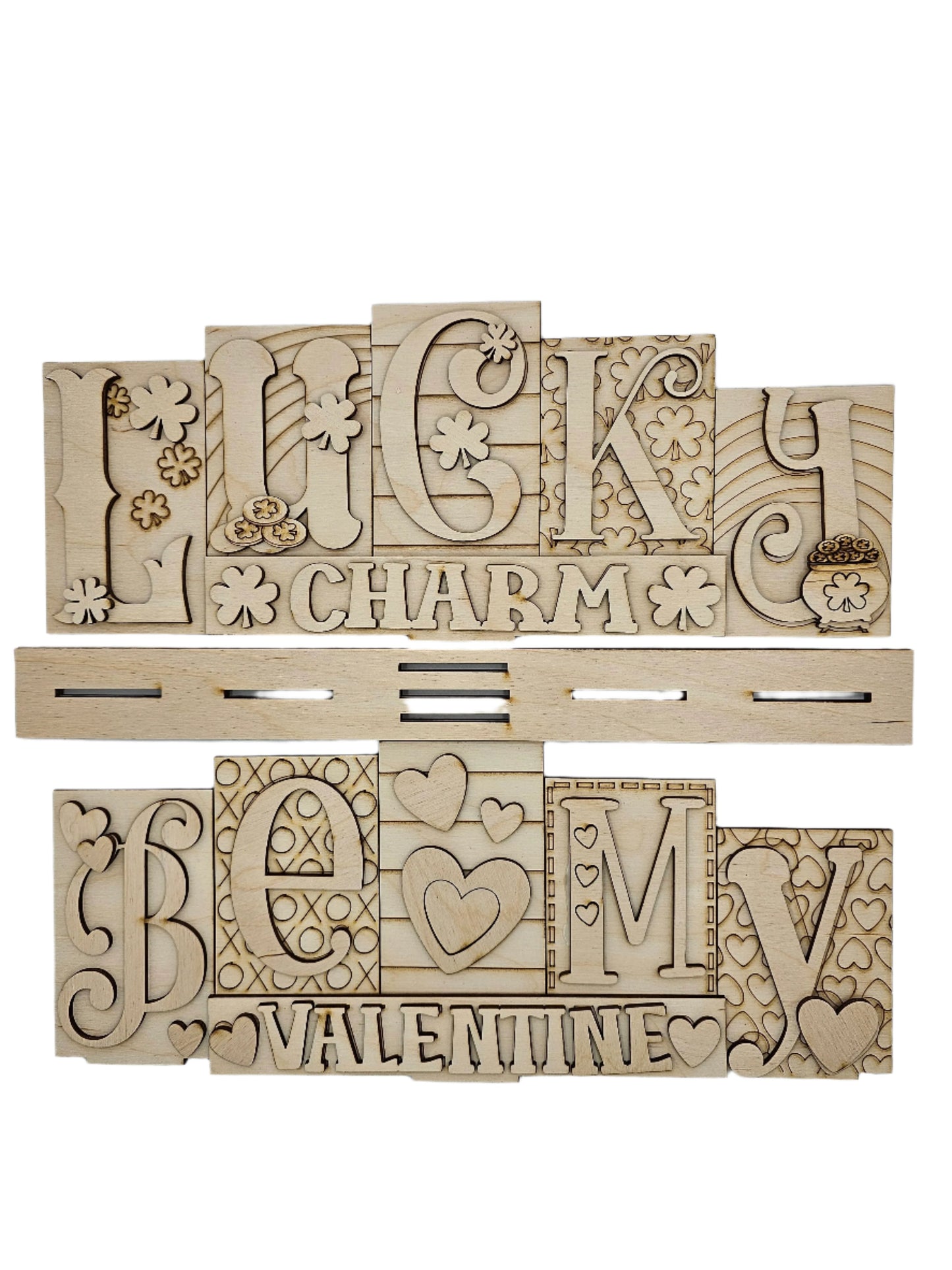 Valentine St. Patrick Reversible Sitter