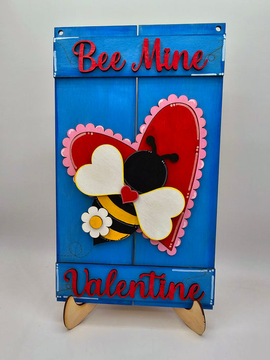 PAINTED - Bee Mine Pallet Sign