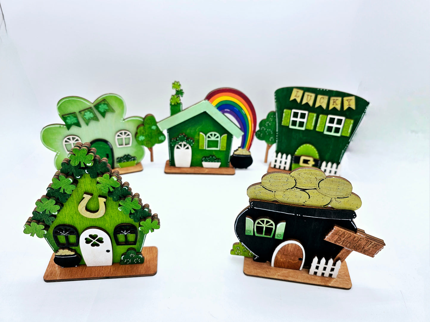 Mini St. Patrick Houses