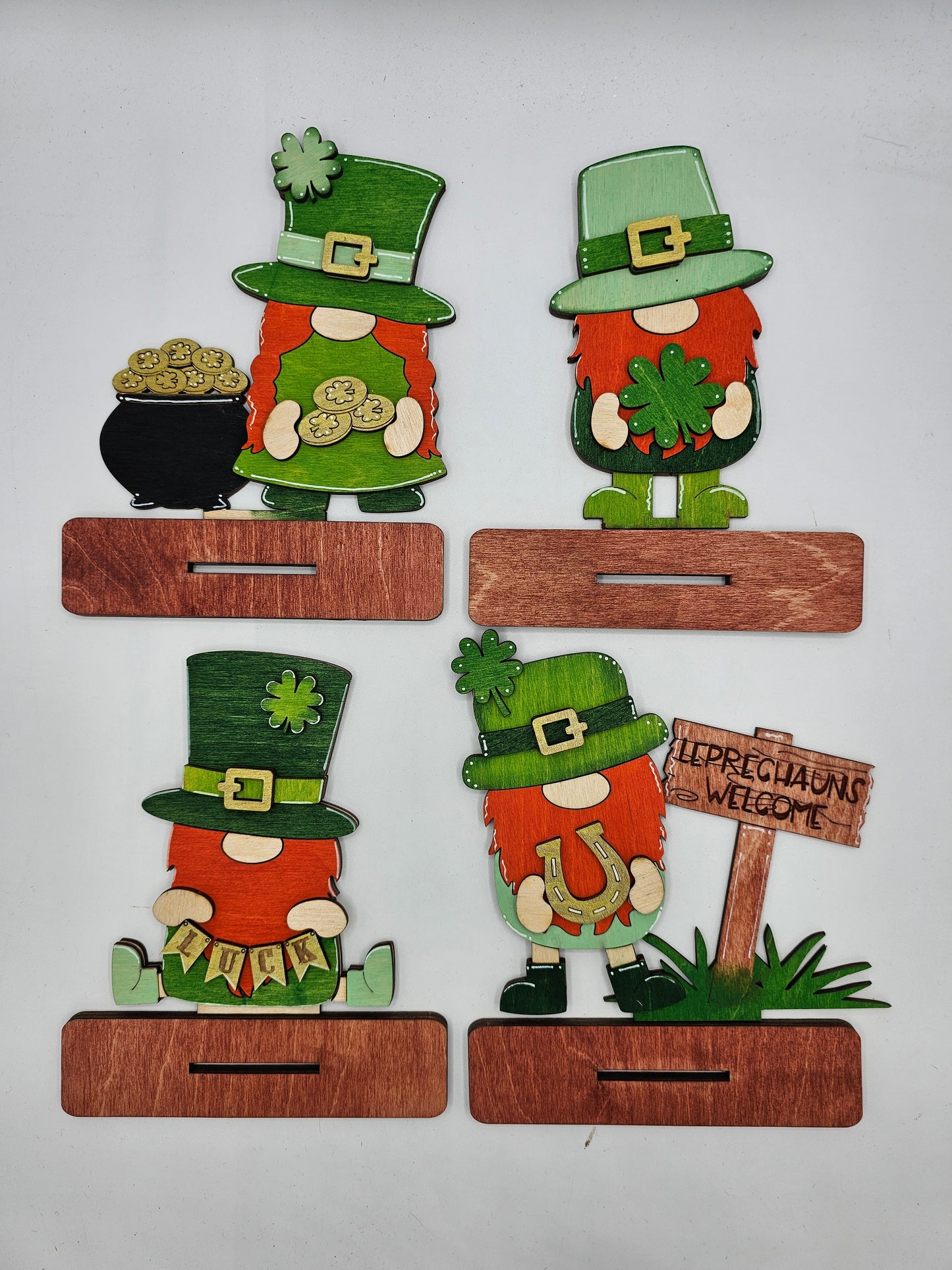 St. Patrick Gnomes x4