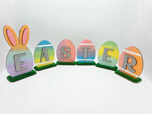 PAINTED - Easter Egg Standing Sitter