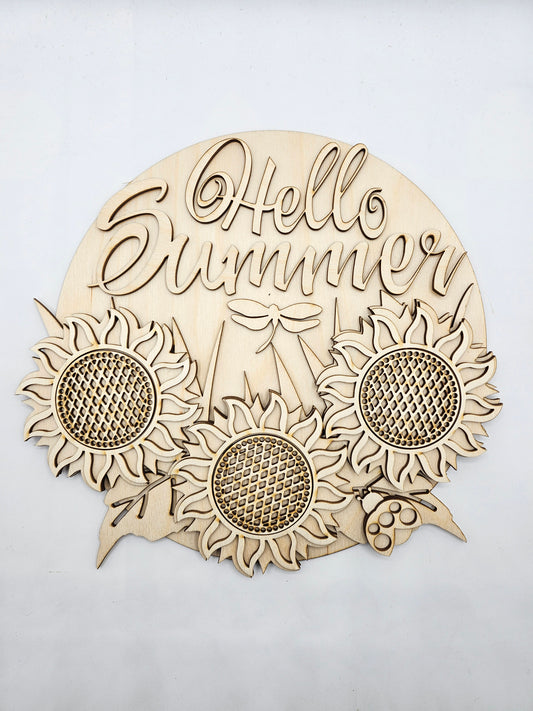 Hello Summer Sunflowers