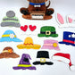 Animal Interchangeable Hats & Bows Kits