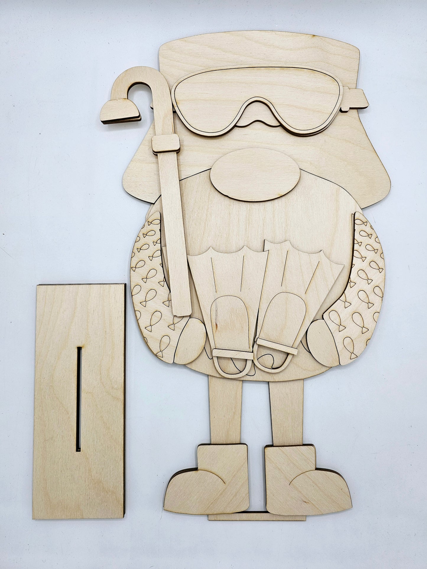 Large Beach Gnome Sitter - Male or Female