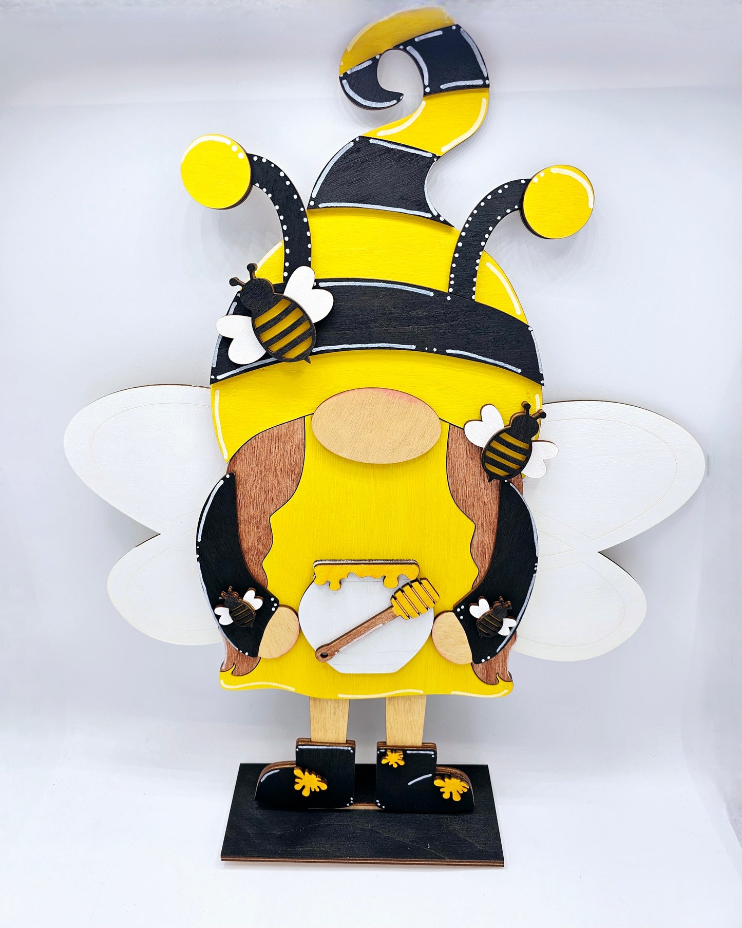 Large Bee Gnome Sitter - Male or Female