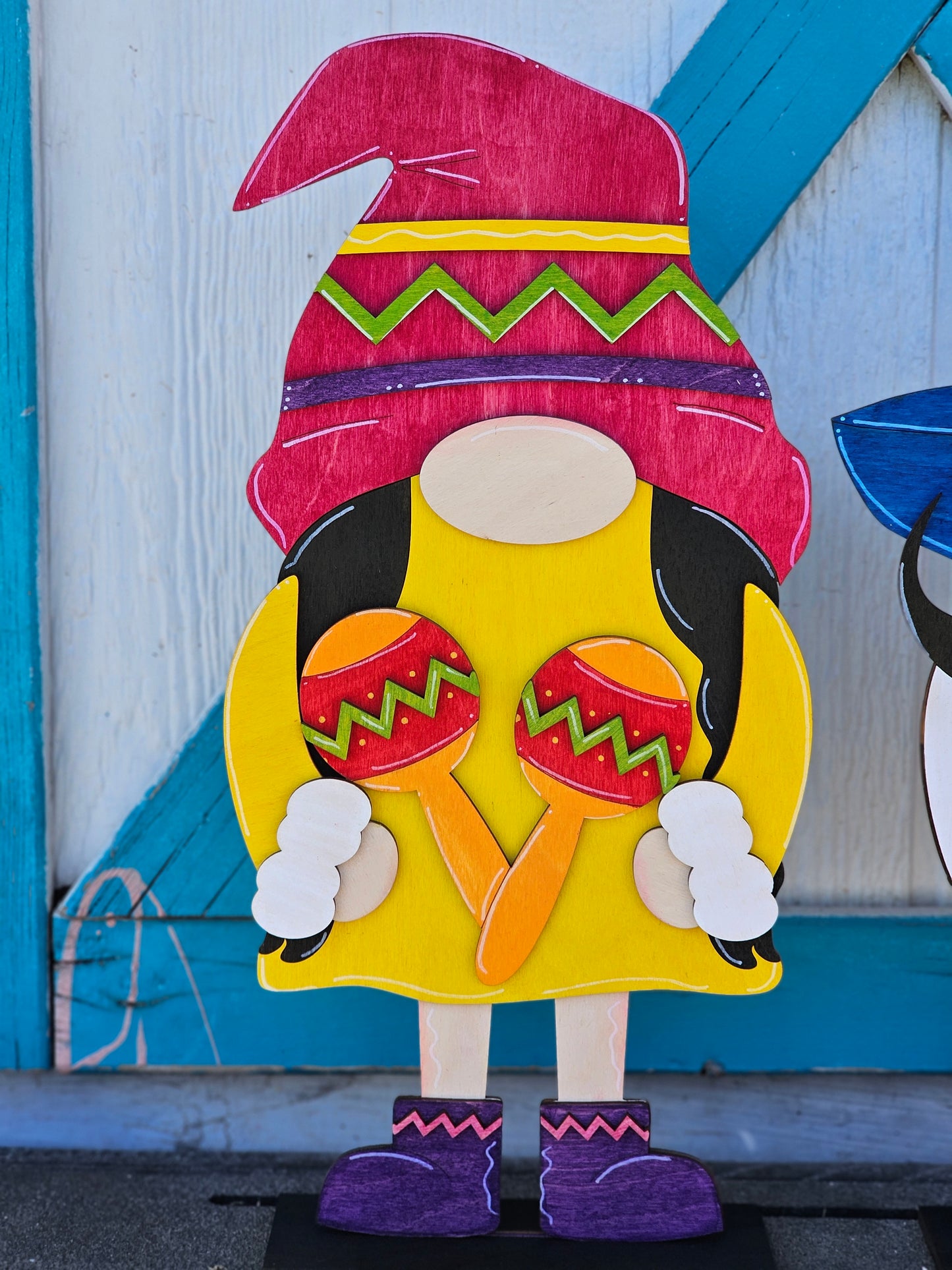 Large Latino Gnome Sitter - Male or Female