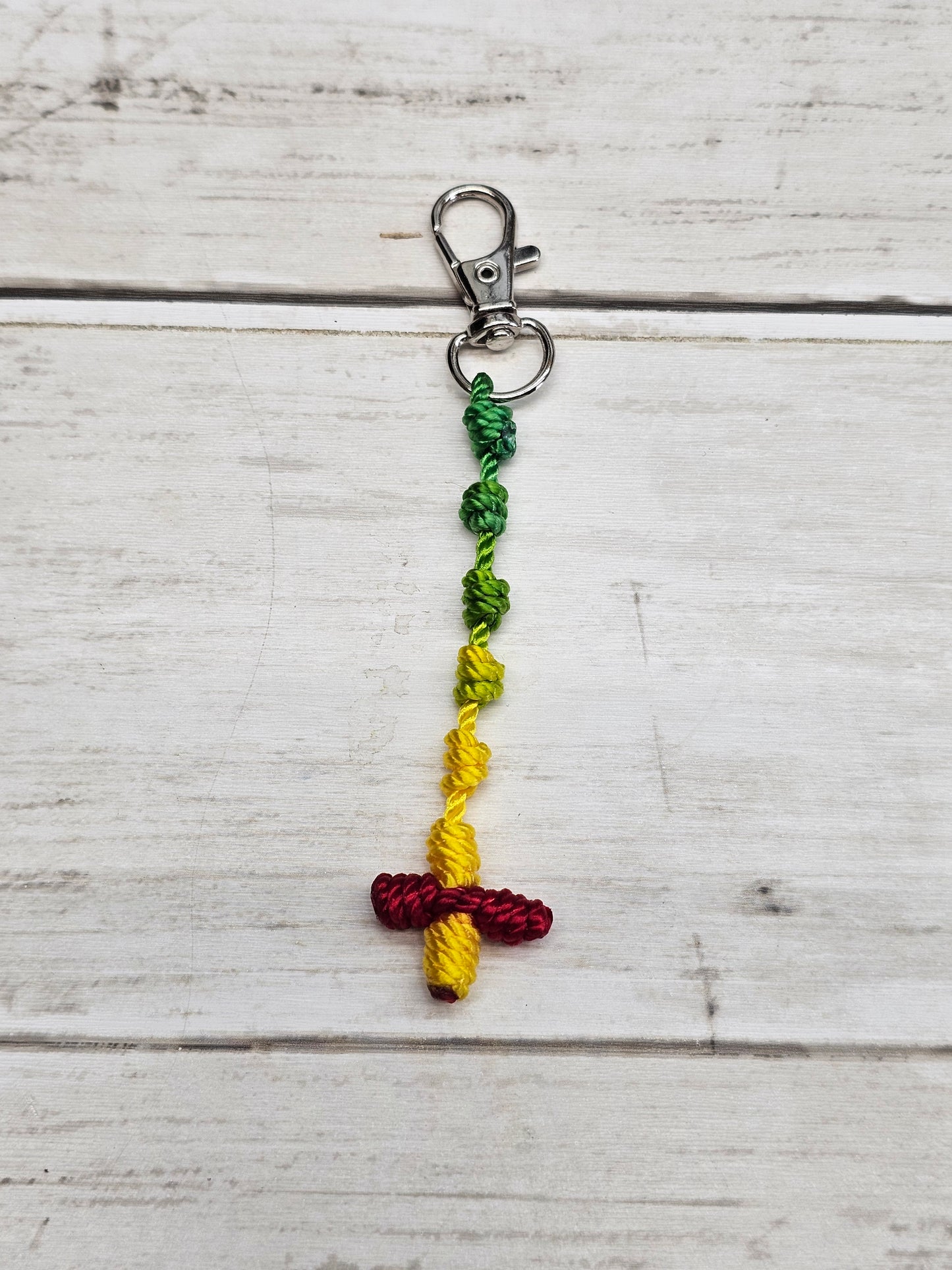 Rosary Key Chain with Cross