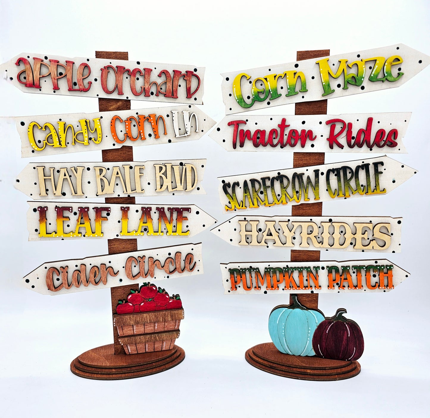 Arrow Street Signs - Fall