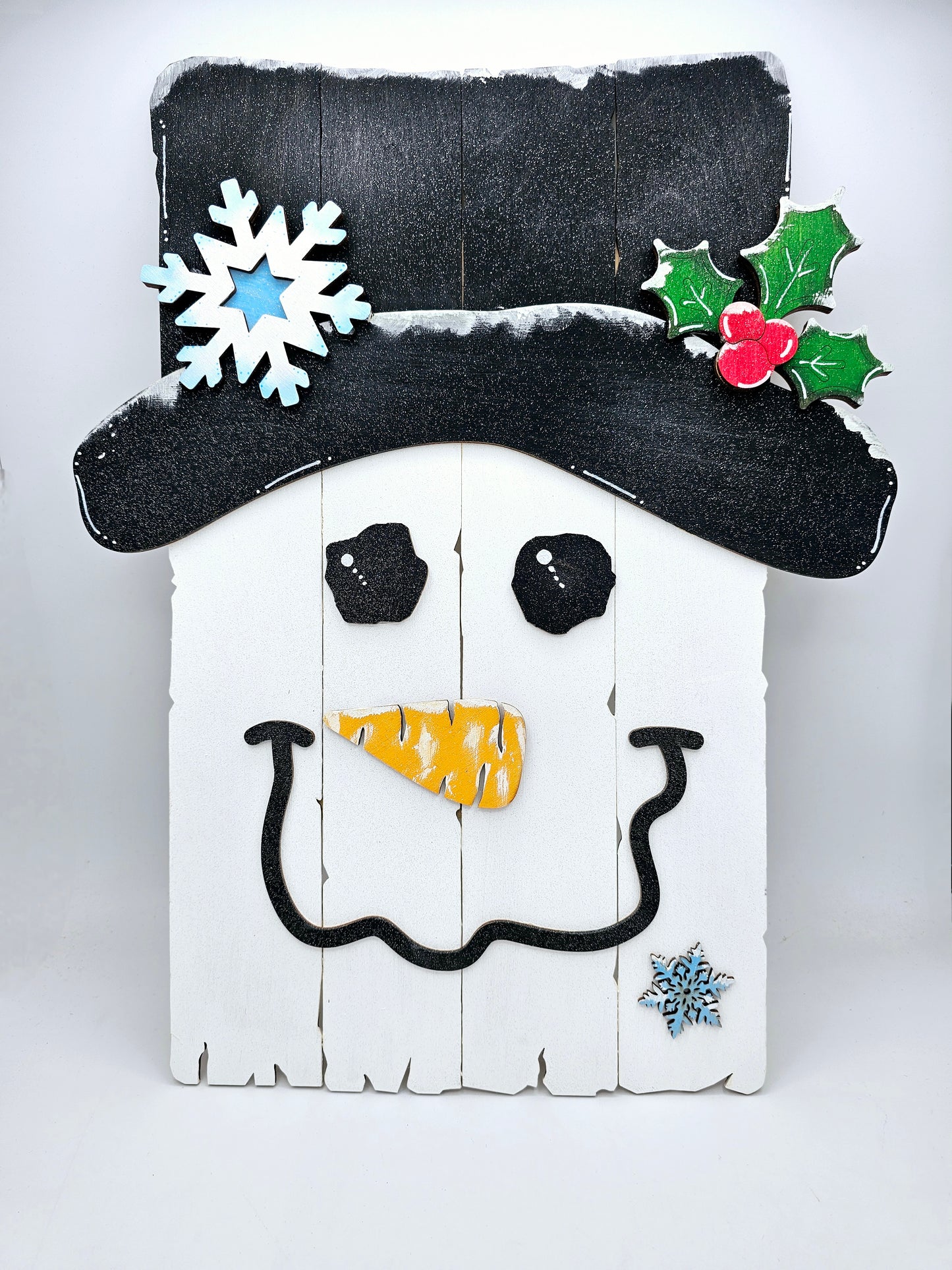 Snowman Plank Leaner