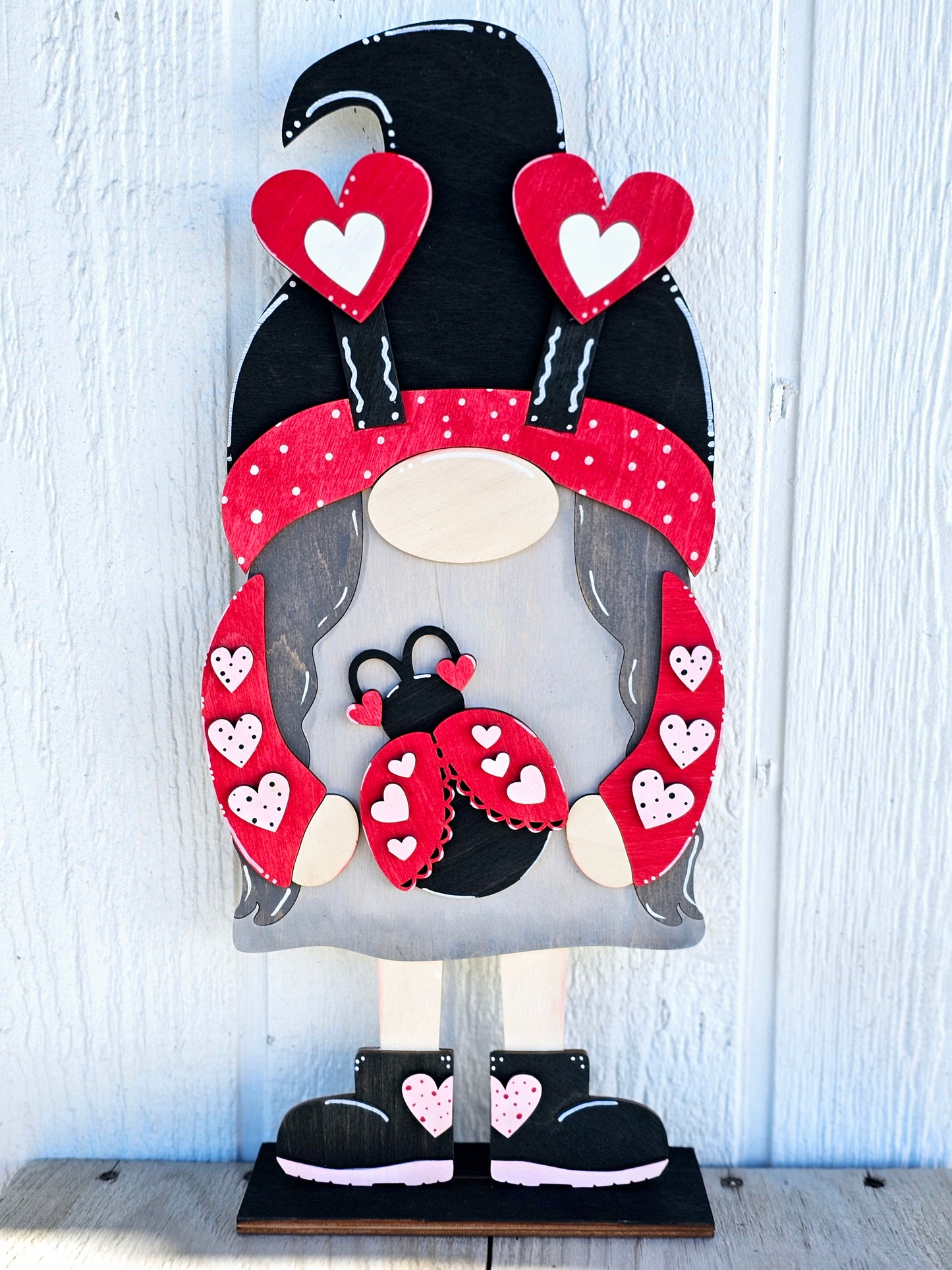 Large Valentine Gnome Sitter - Male or Female