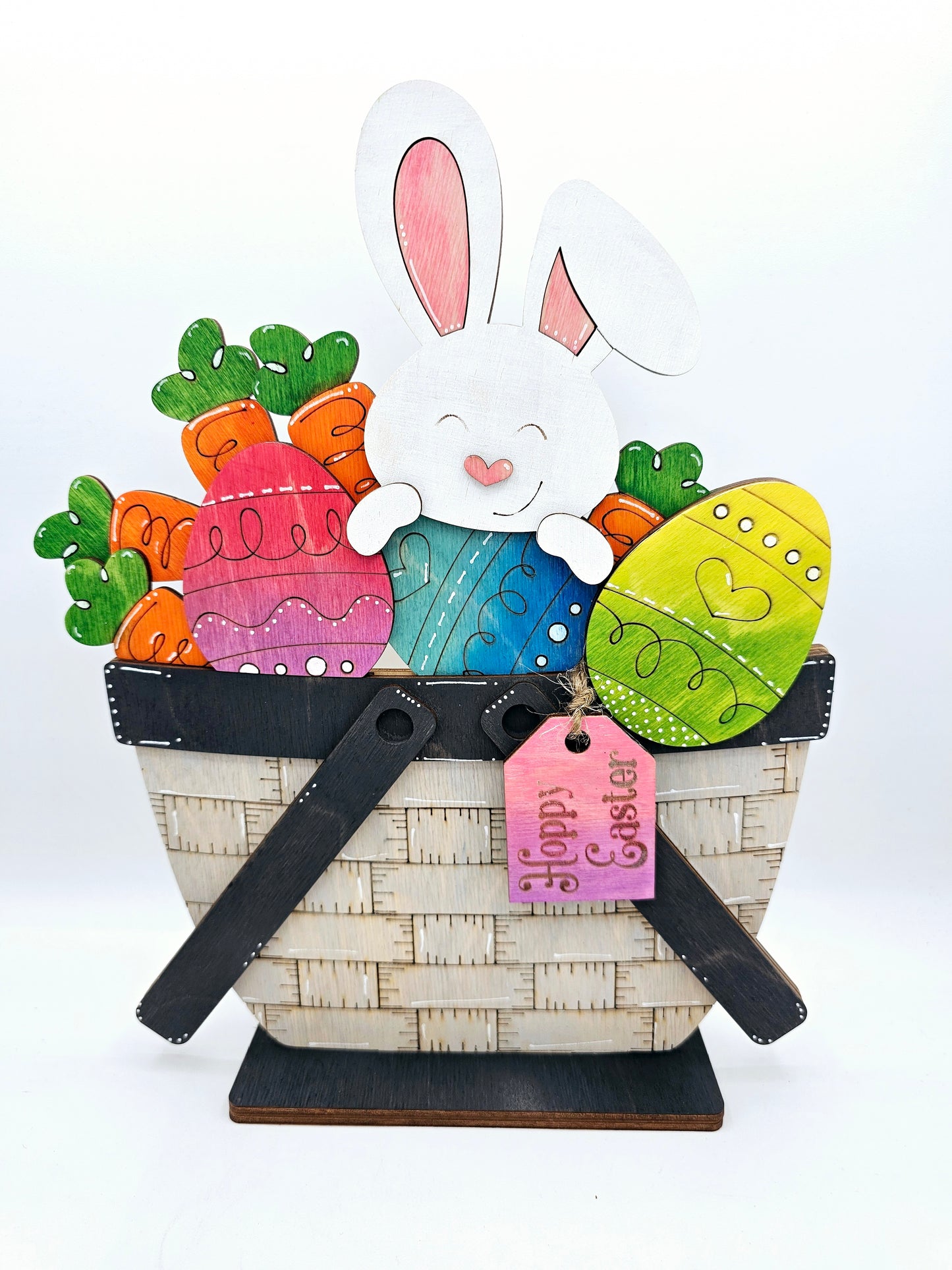 PAINTED - Easter Bunny Basket