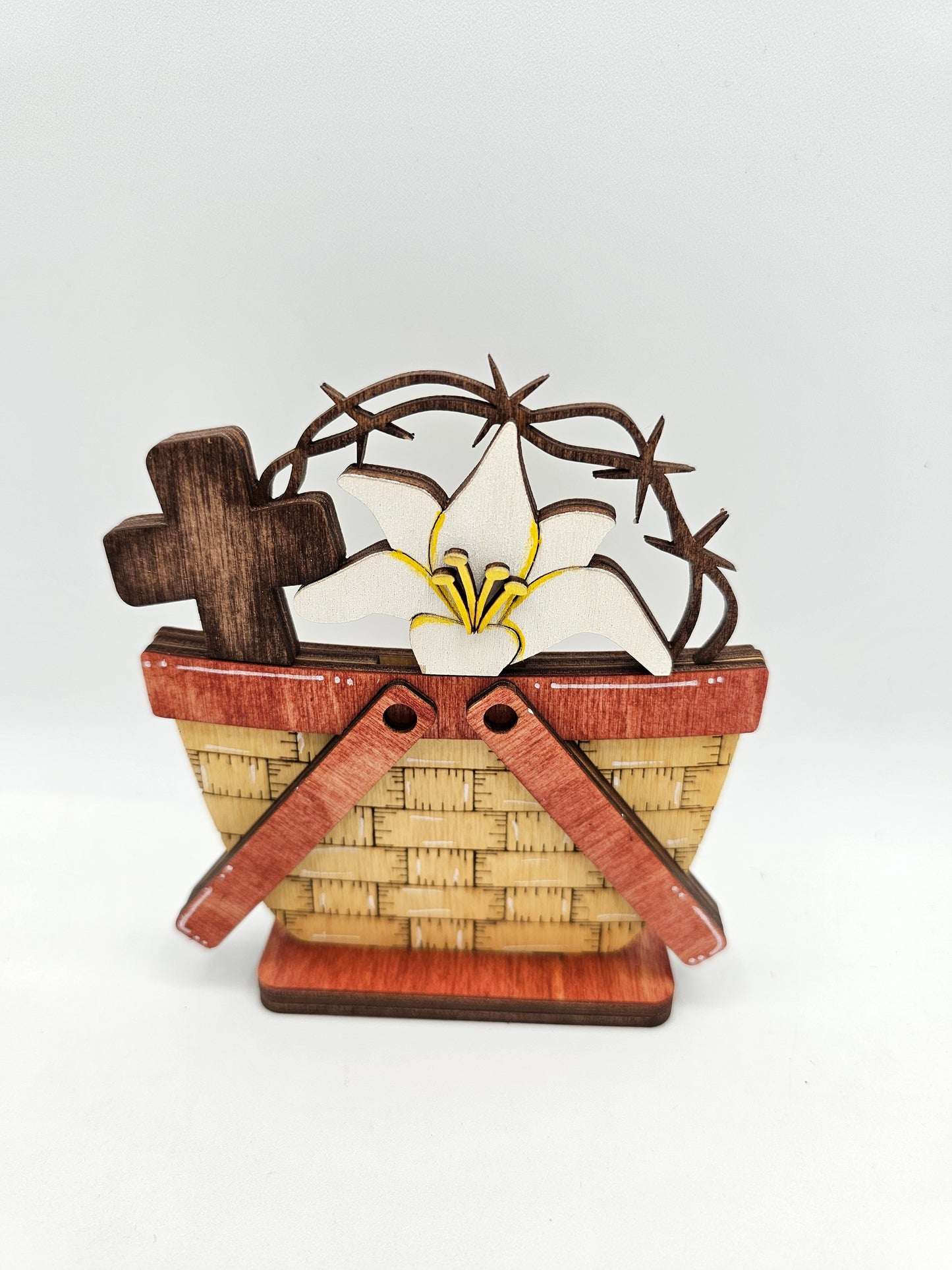 PAINTED - Easter Blessings Basket - Small