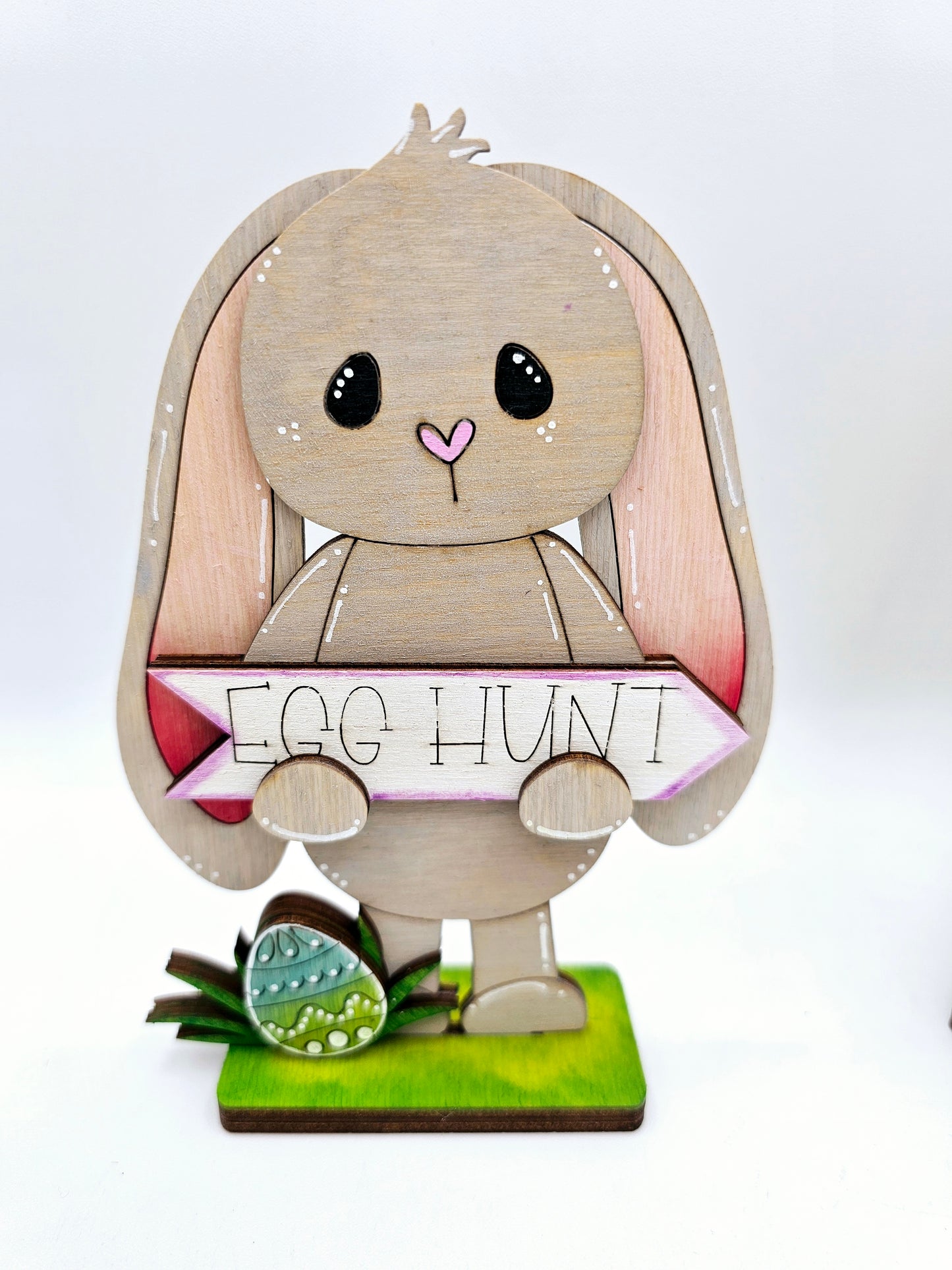 PAINTED - Easter Bunny Sitters x5