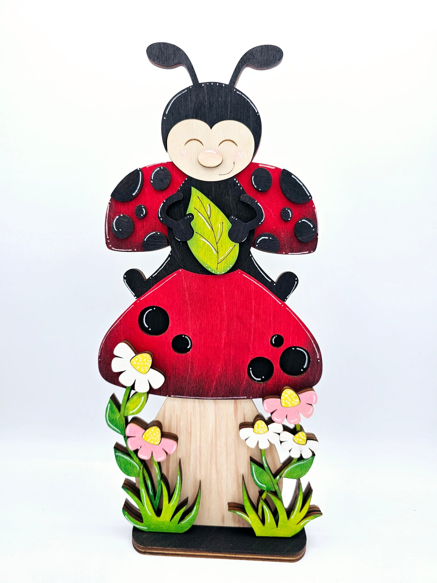 Ladybug Mushroom Sitter