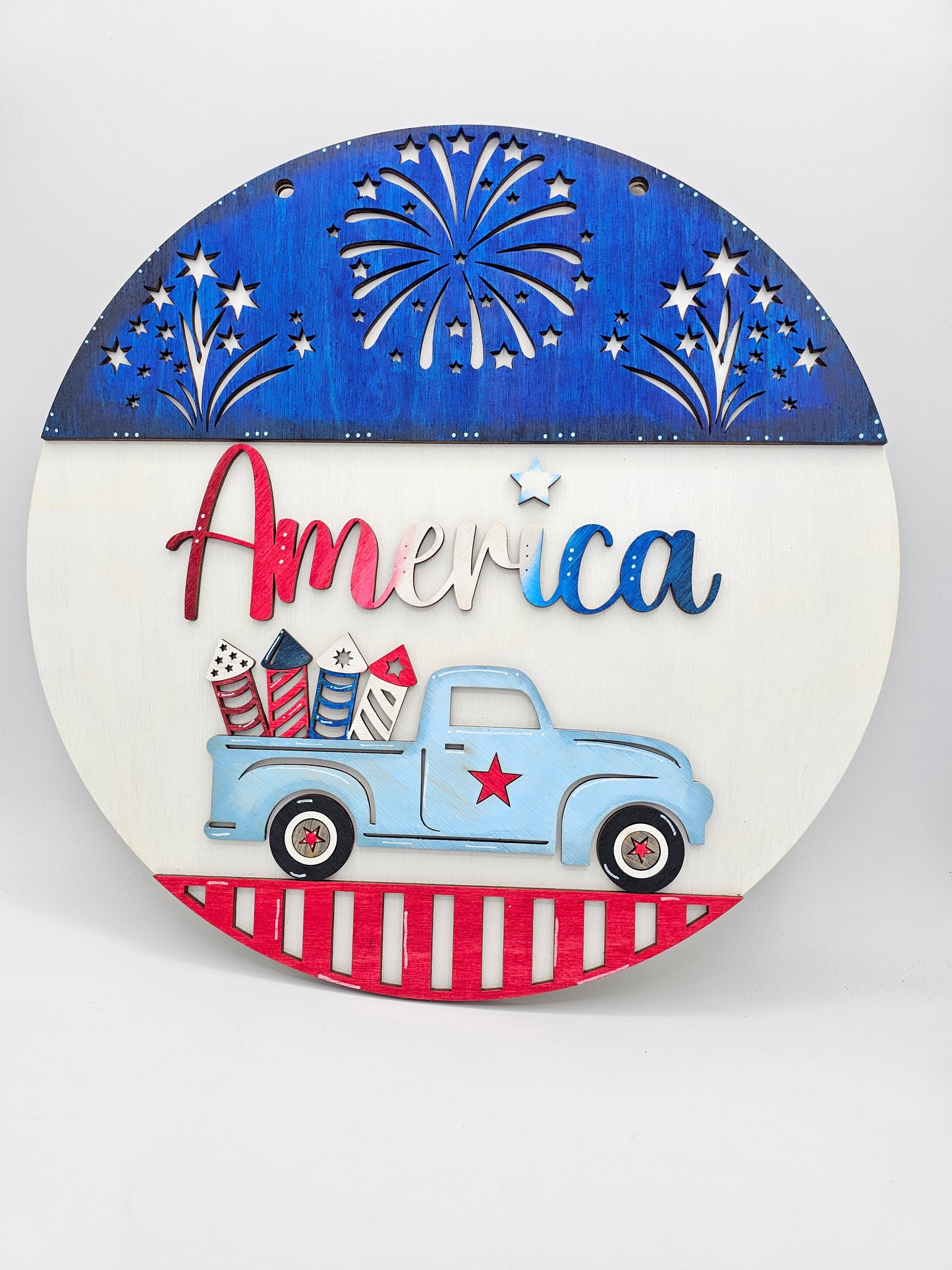 America Truck Sign