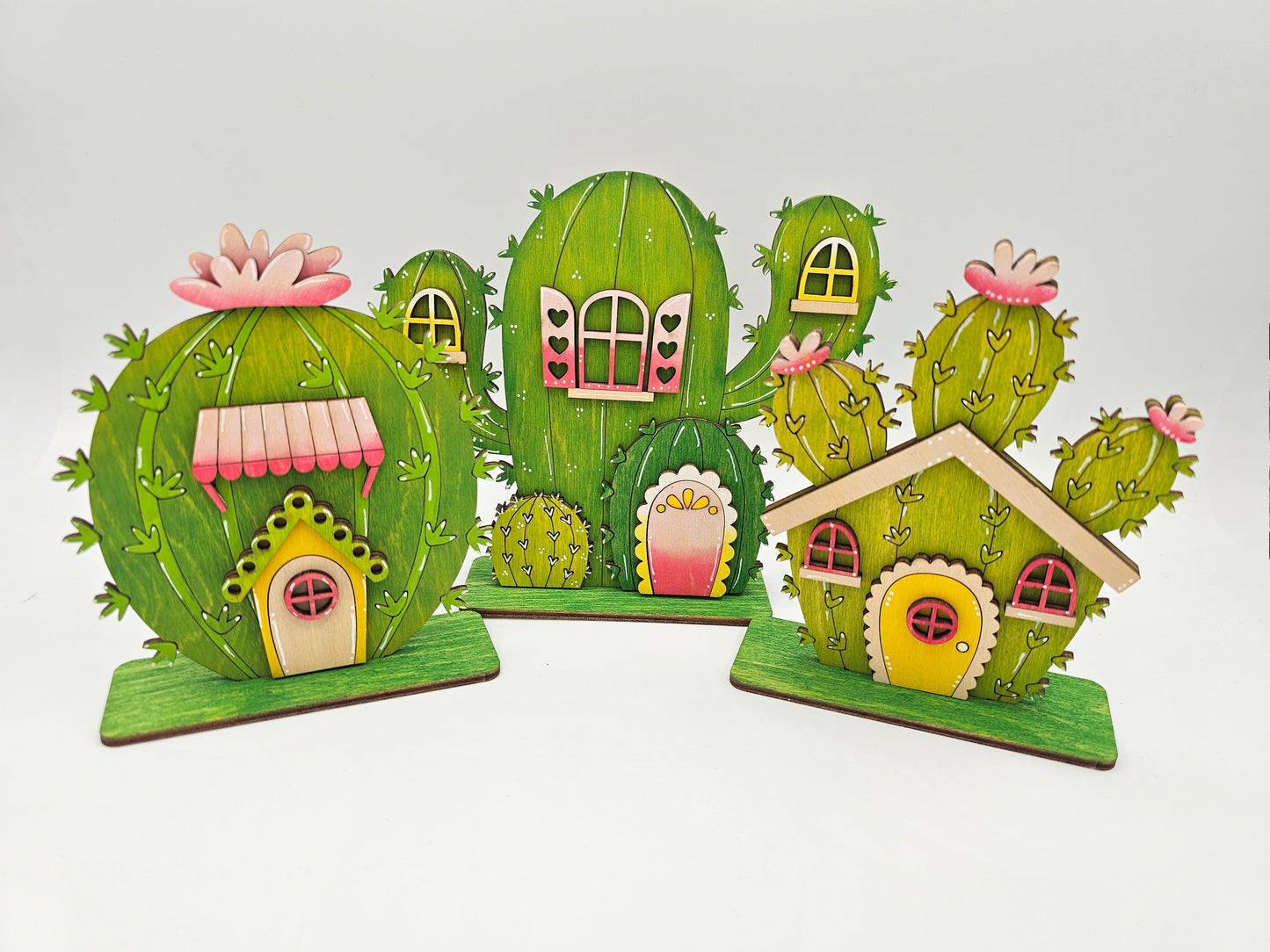 Mini Cactus Houses