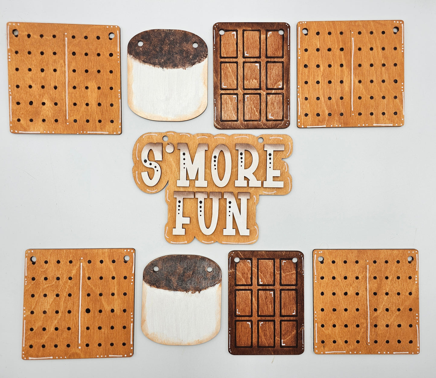 PAINTED - S'mores Banner