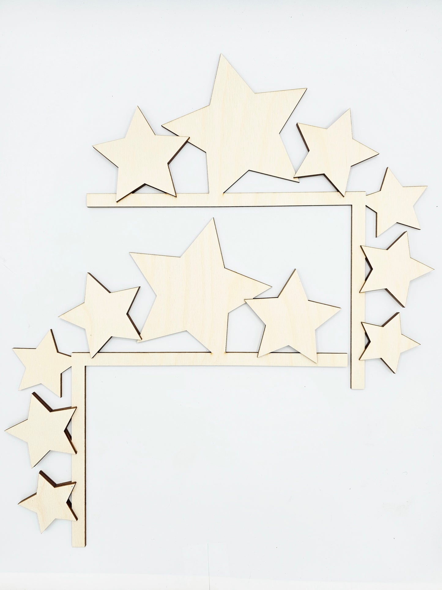 Patriotic Stars Door Corner