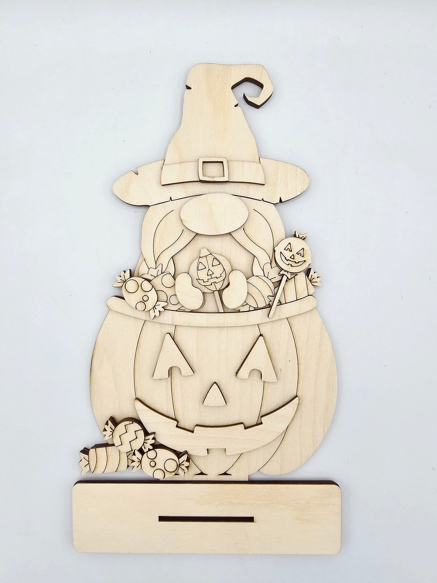 Gnome Witch Pumpkin Sitter