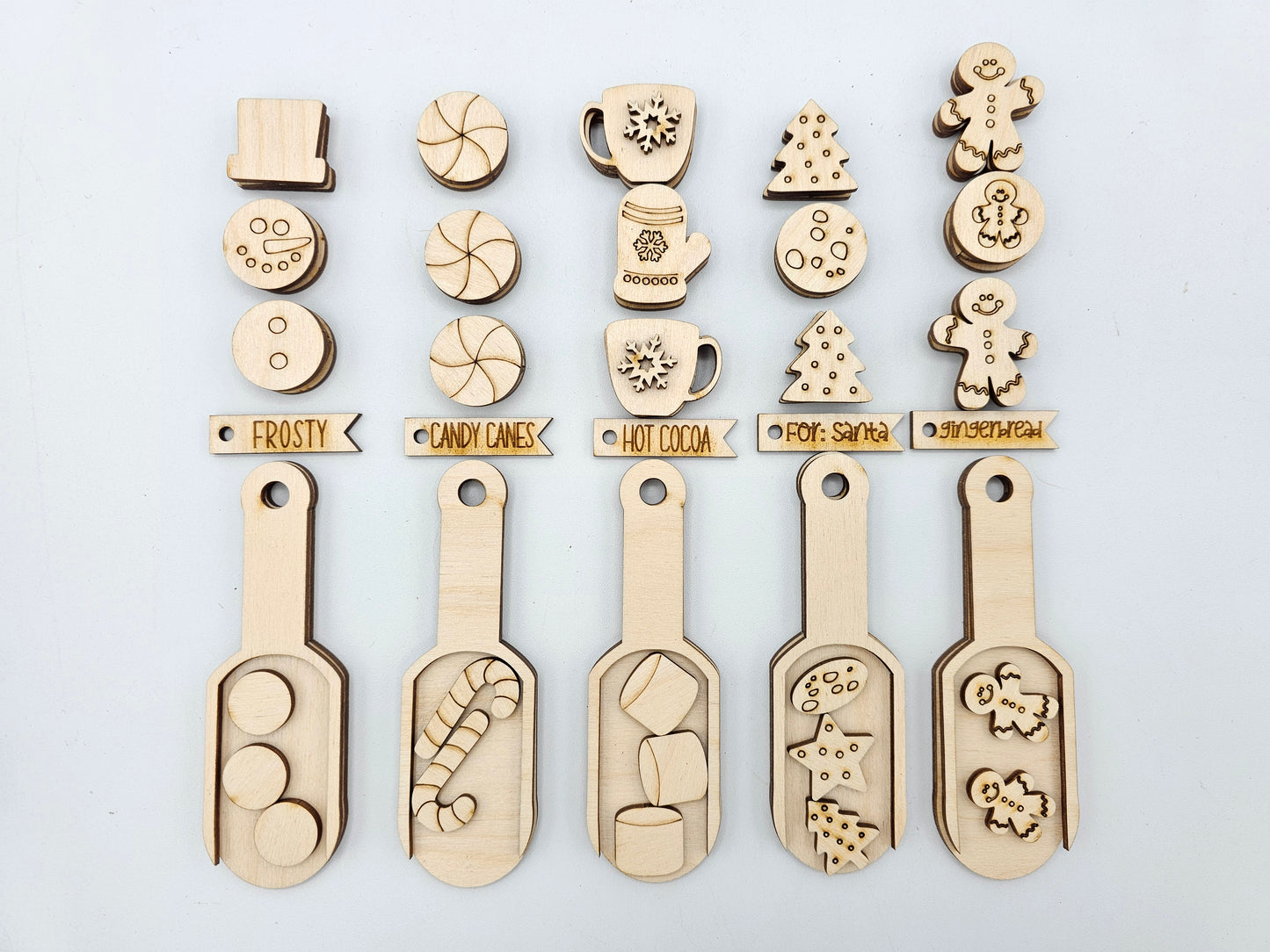Scoop Ornament Tag