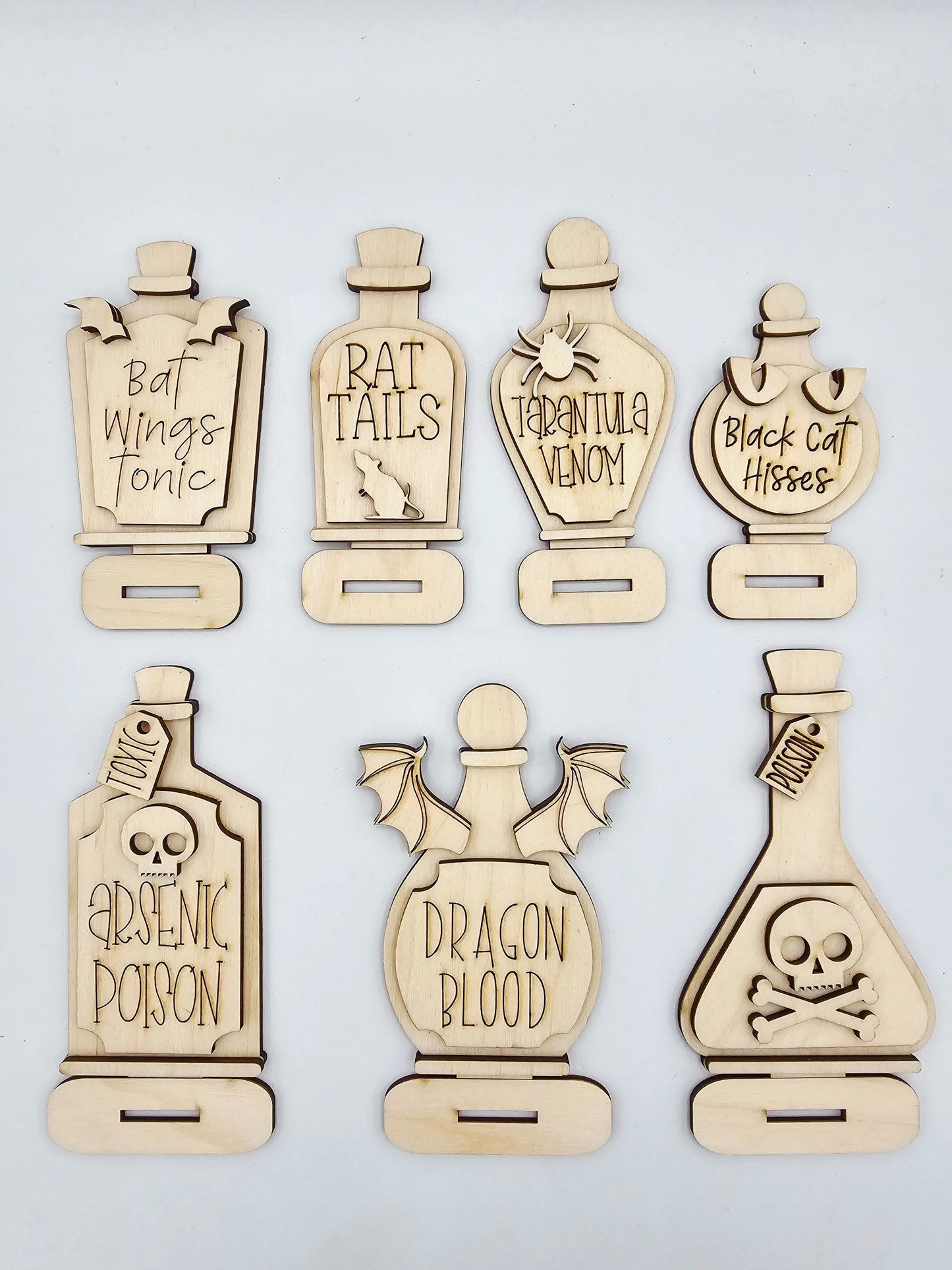 Potion Bottles x7