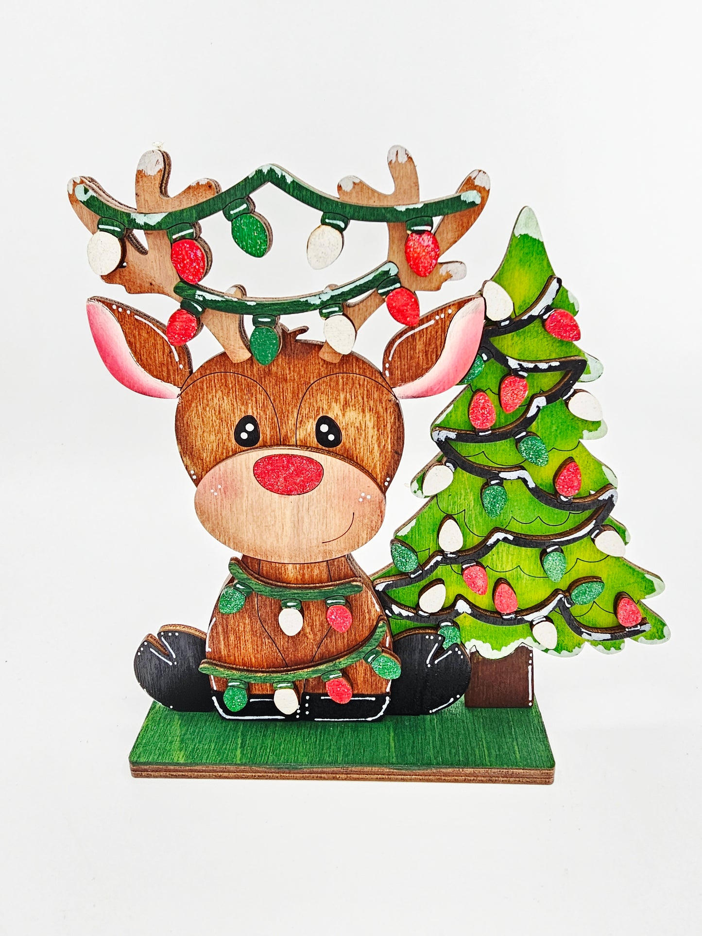 Reindeer Christmas Tree Sitter