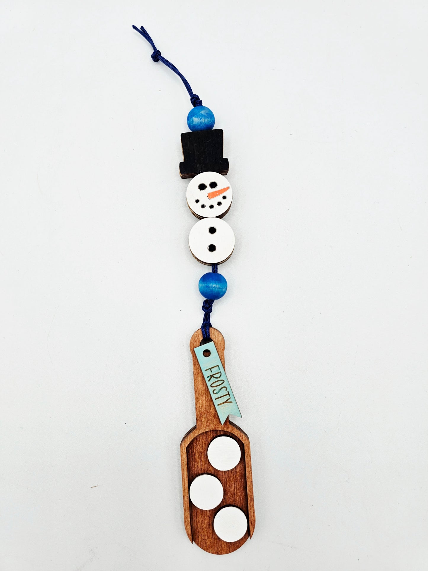Christmas Winter Scoop Ornament Tag