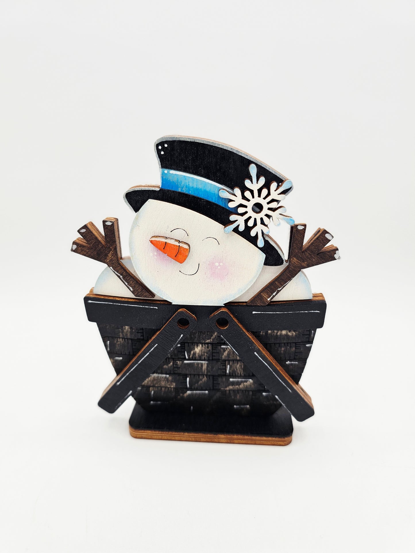 Snowman Basket - Small