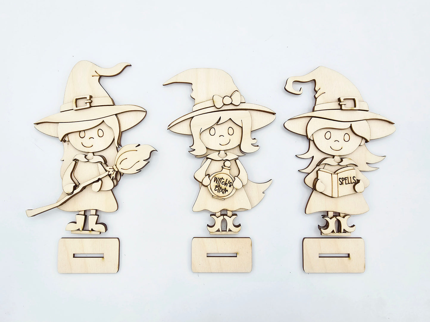 Cute Witch Sitters x3
