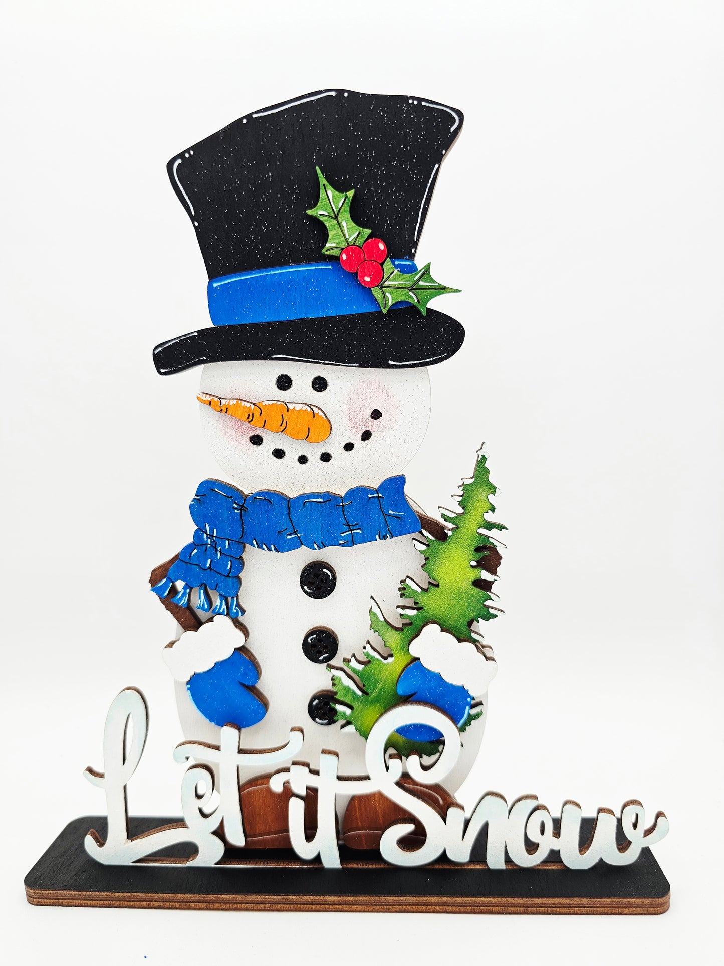 Let It Snow Snowman Sitter