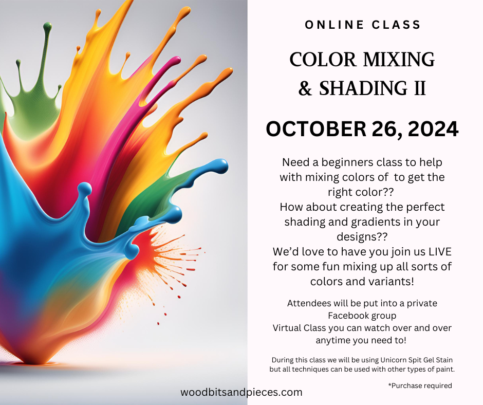 VIRTUAL CLASS - COLOR MIXING & SHADING II