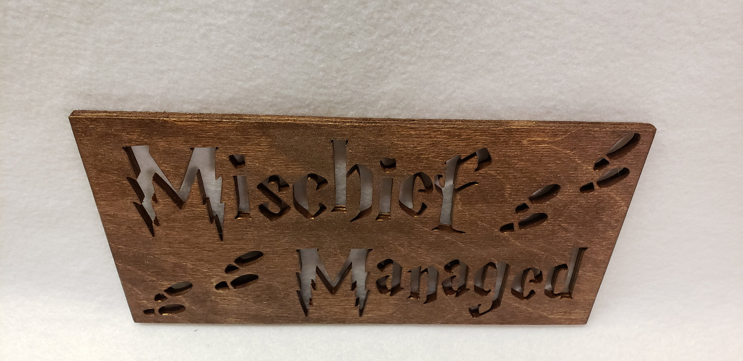 Mischief Scroll Saw Art