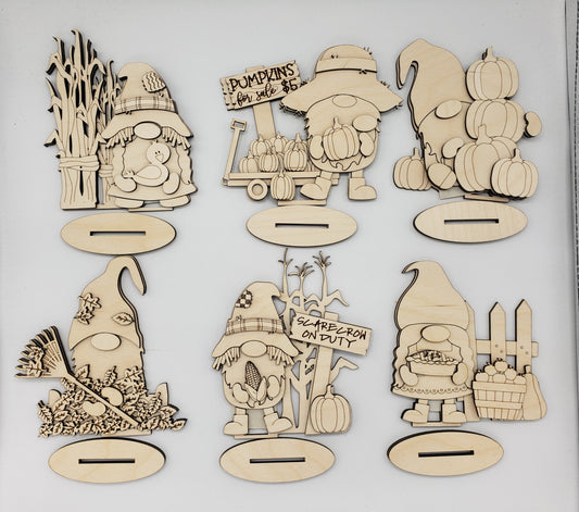 Fall Gnomes x6
