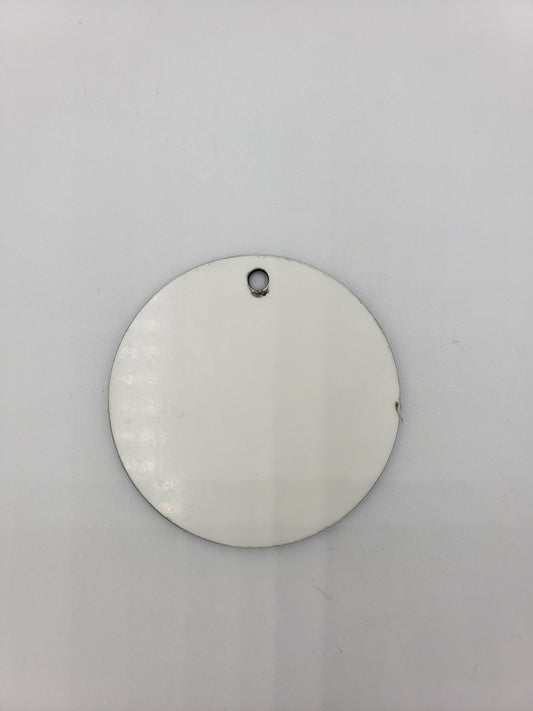 15- 3" Circle - For Sublimation- WITH HOLE