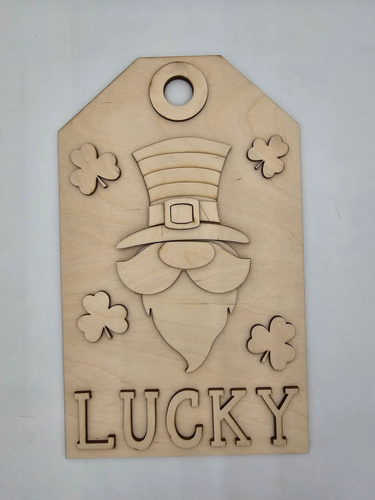 Lucky Tag Door Hanger