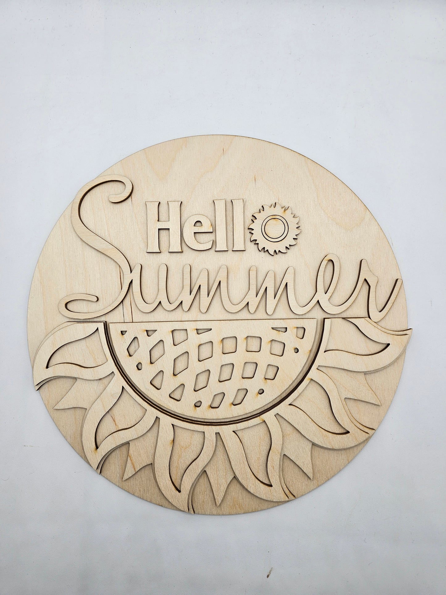 Hello Summer Half Sunflower