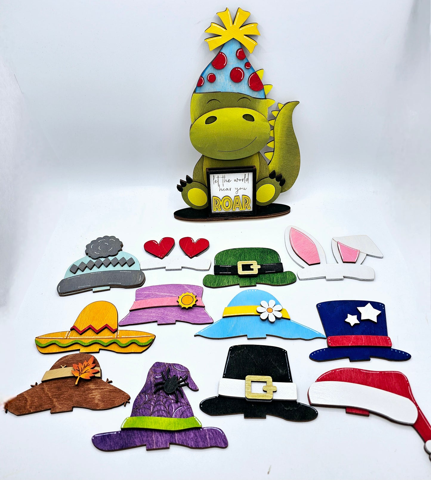 PAINTED - Animal Interchangeable Hat Kits