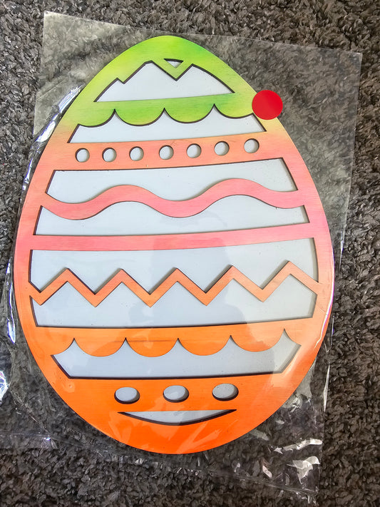 PAINTED - Easter Egg Sign