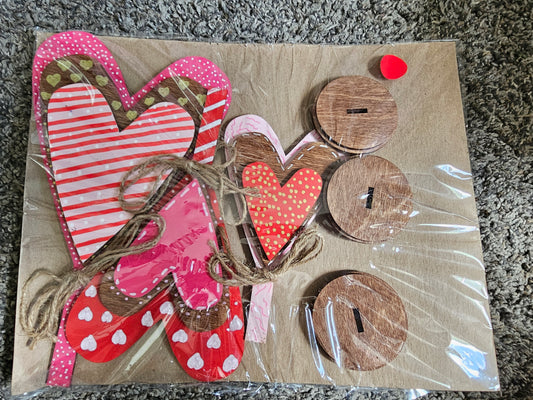 PAINTED - 3 Size Heart Sitters