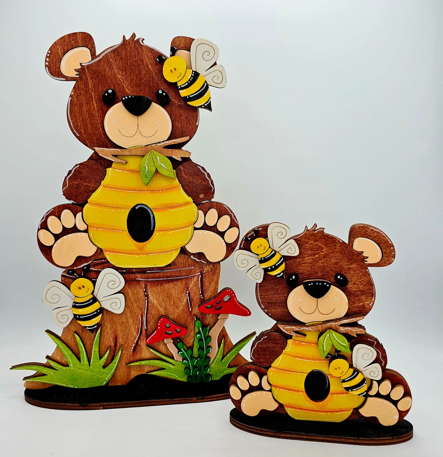 PAINTED - Cute Bear Sitter Set