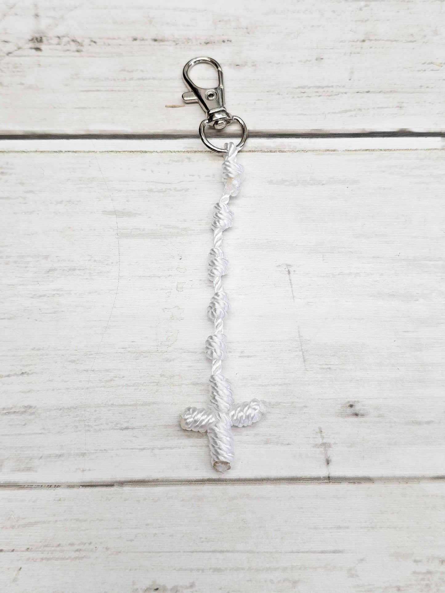 Rosary Key Chain with Cross