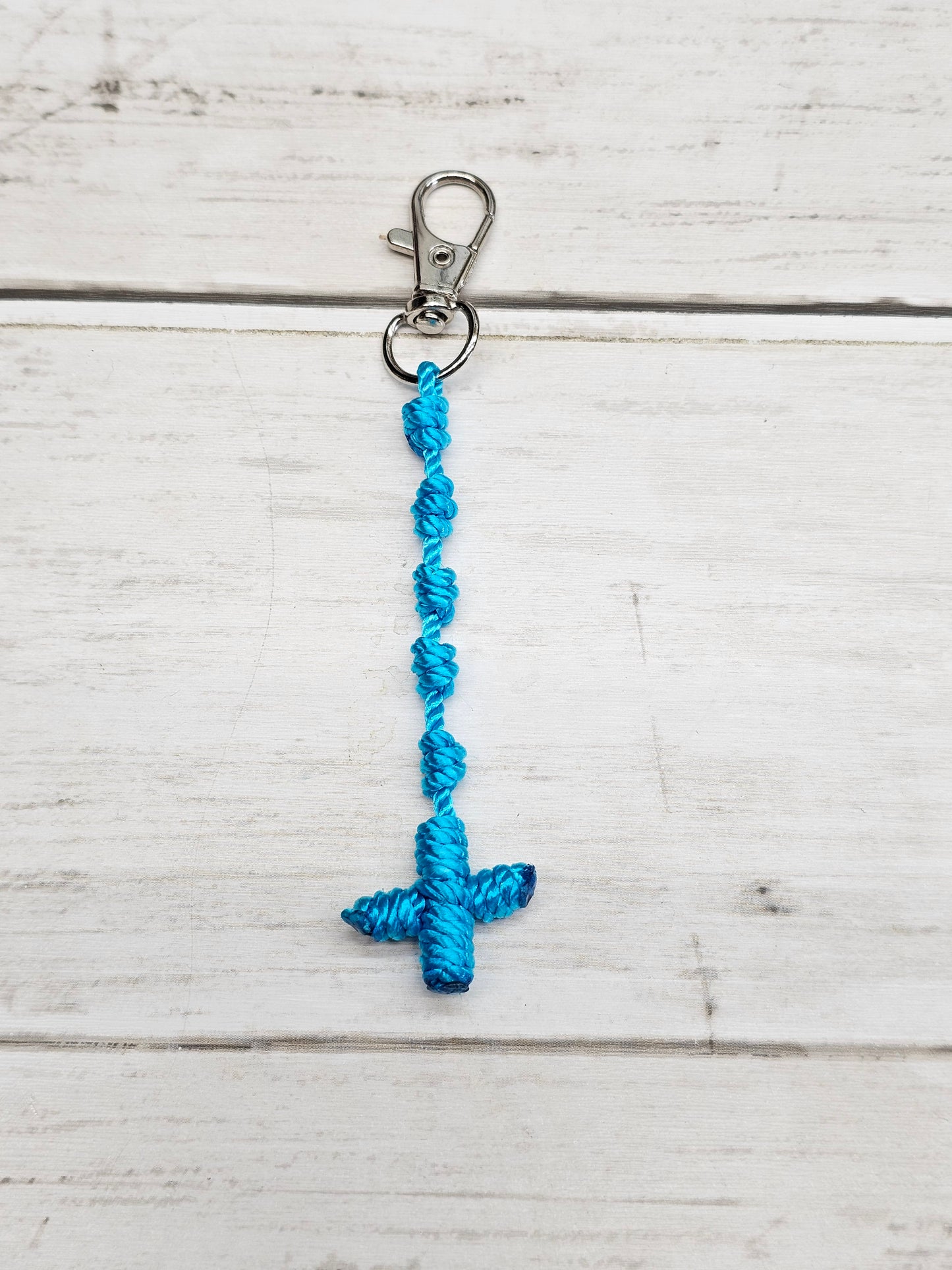 Rosary Key Chain with Cross