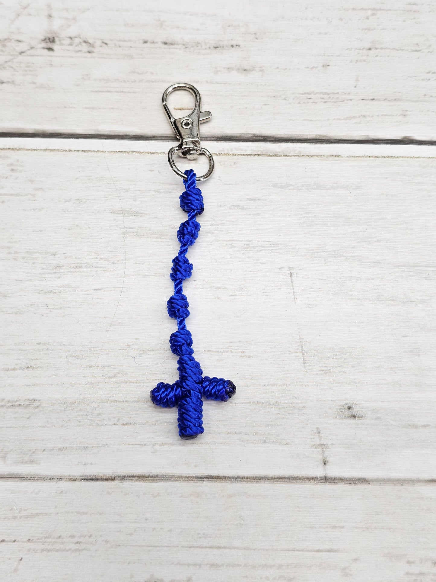 Rosary Key Chain with Cross