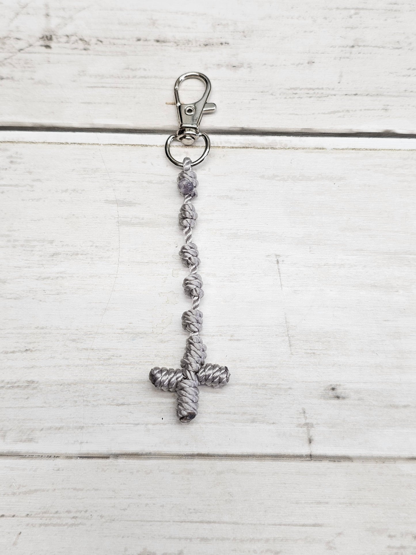 Rosary Key Chain with Cross