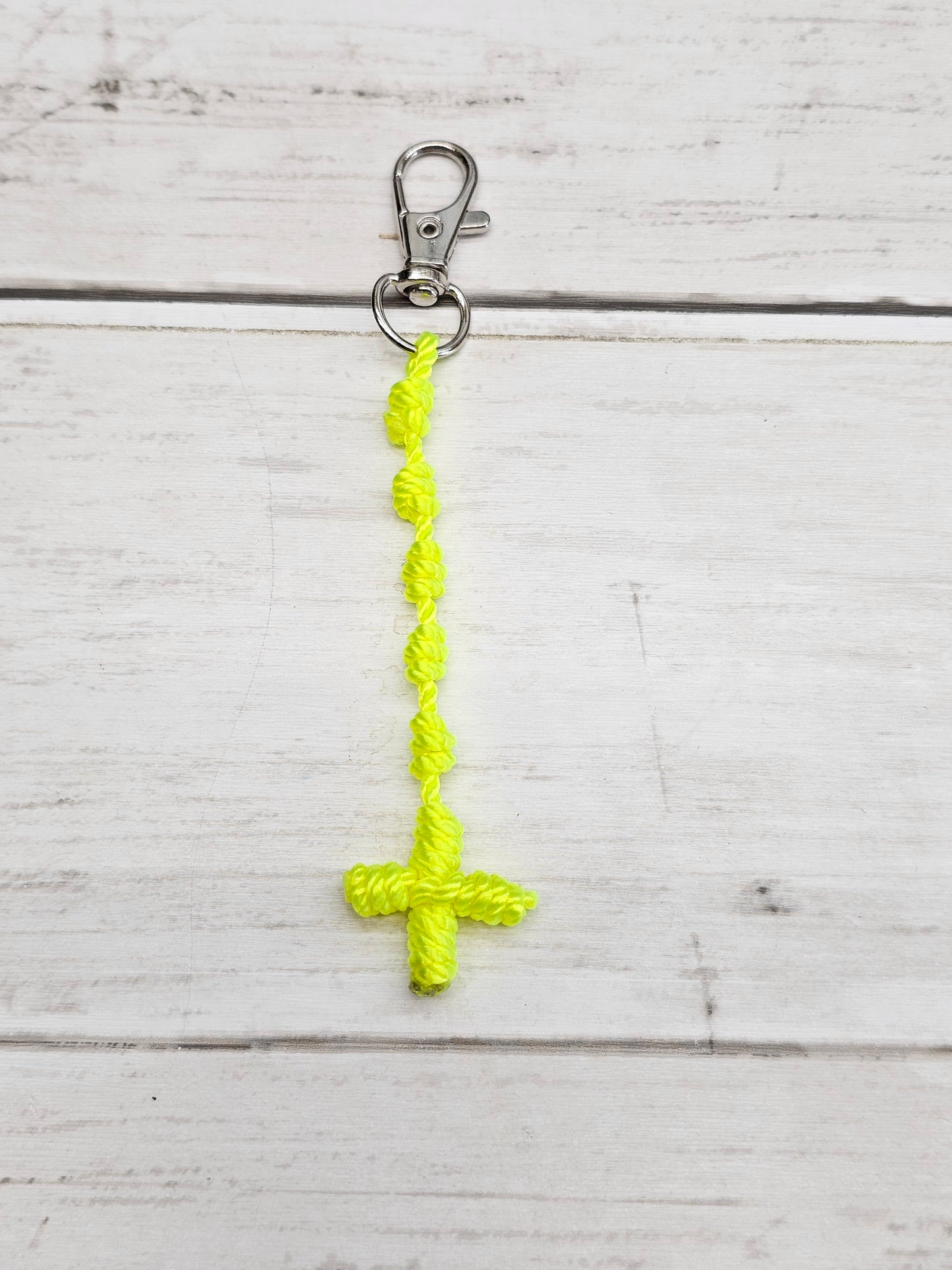 Rosary Key Chain with Cross