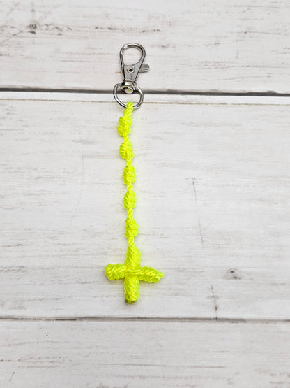 Rosary Key Chain with Cross